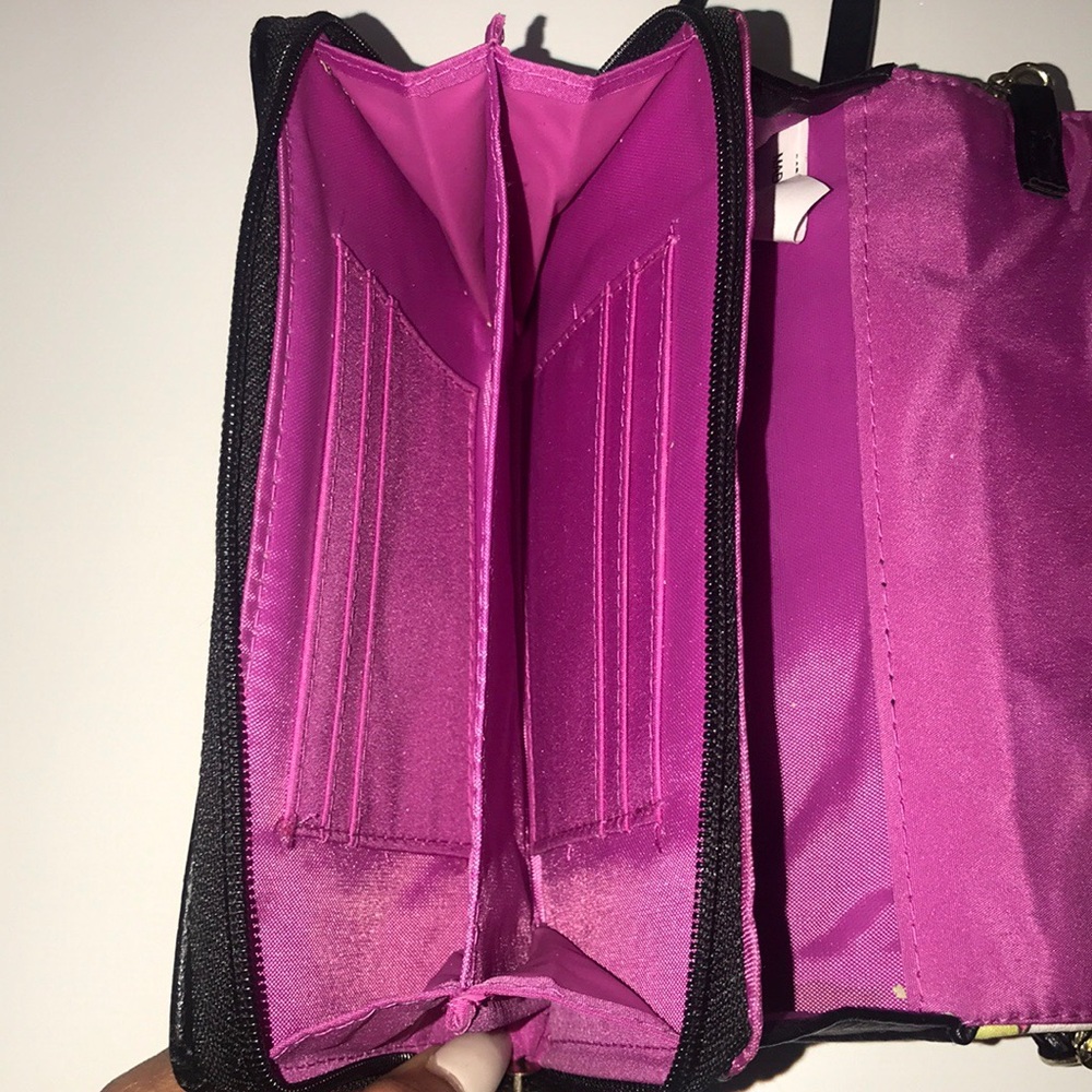 Nicole Miller Floral Clutch Crossbody Bag 🌸🌼🌺💐 - Picture 5 of 6